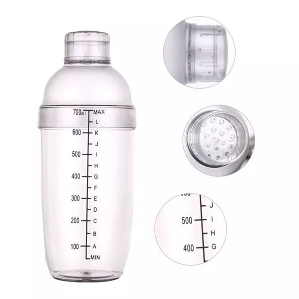 Bình Lắc (Shaker) Nhựa 700ml