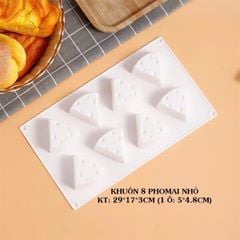 Khuôn Silicon 8 Miếng Phô Mai Jerry - Nhỏ