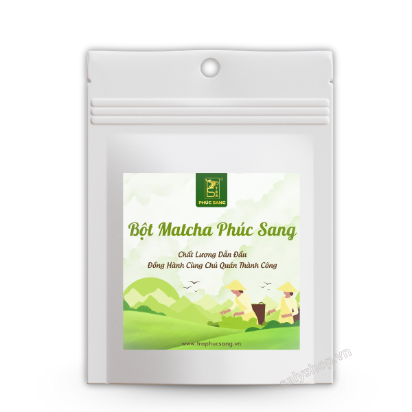 Bột Matcha trà xanh Phúc Sang (Matcha Nhật chính hãng) 500g (Đã Bao Gồm VAT)