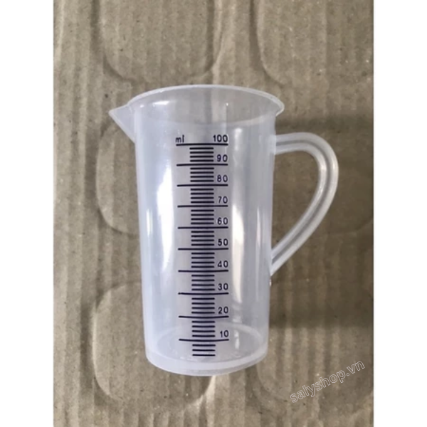 Ca đong nhựa 100ml (vạch tím)