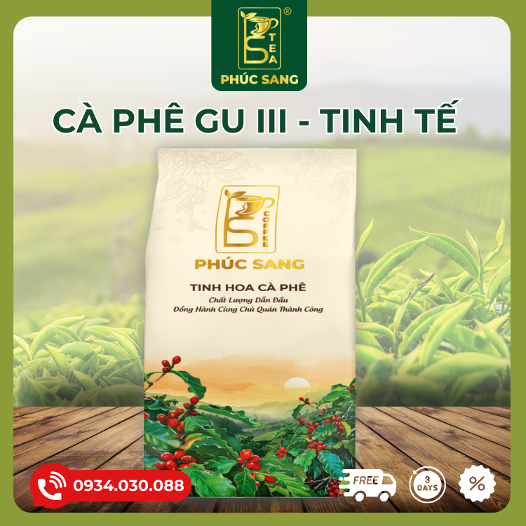Cà Phê Phúc Sang - Gu III Tinh Tế (Pha Máy) 1kg