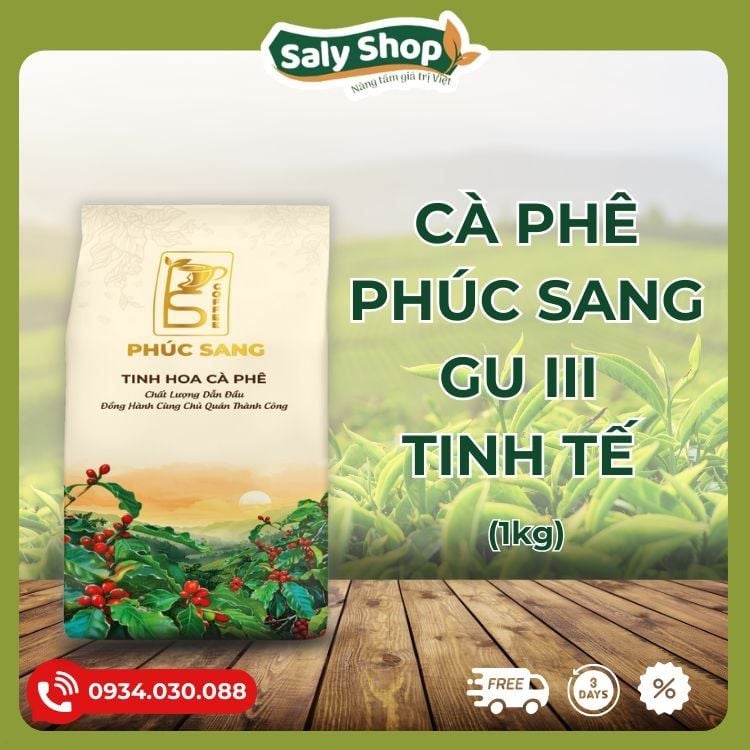 Cà Phê Phúc Sang - Gu III Tinh Tế (Pha Máy) 1kg