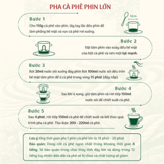 Cà Phê Phúc Sang - Gu III Tinh Tế (Pha Máy) 1kg