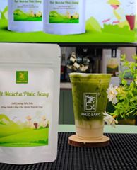 Bột matcha trà xanh Phúc Sang (Matcha Nhật) 100g (Đã Bao Gồm VAT)