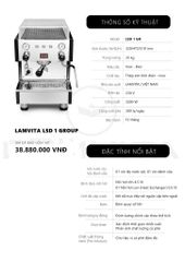 Máy Pha Cà Phê Lamvita LSD 1 Group