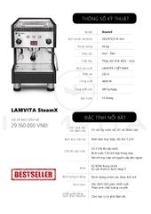 Máy Pha Cà Phê Lamvita SteamX