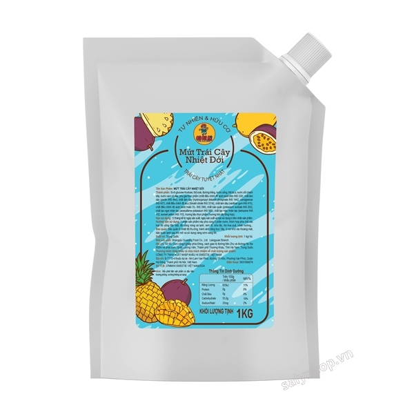 Mứt Trái Cây Nhiệt Đới Mao Mao (dạng túi 1kg)
