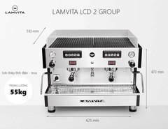 Máy Pha Cà Phê Lamvita LCD 2 Group