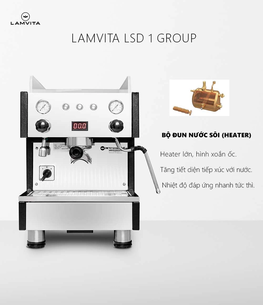Máy Pha Cà Phê Lamvita LSD 1 Group