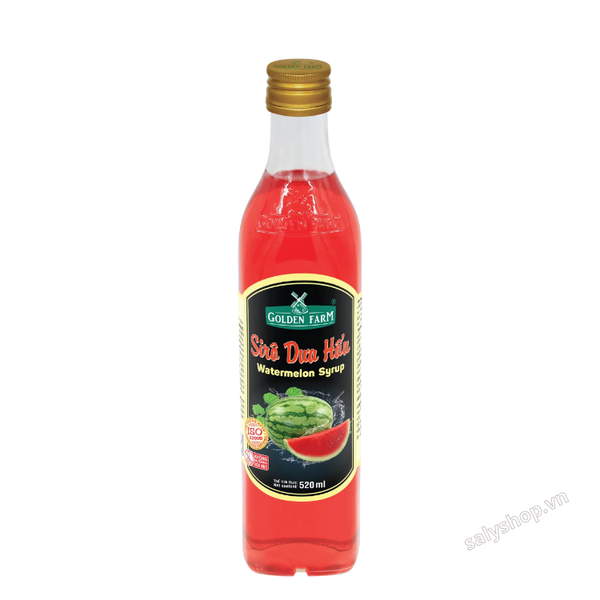 Siro Dưa Hấu Golden Farm 520ML (Chai Sứ)