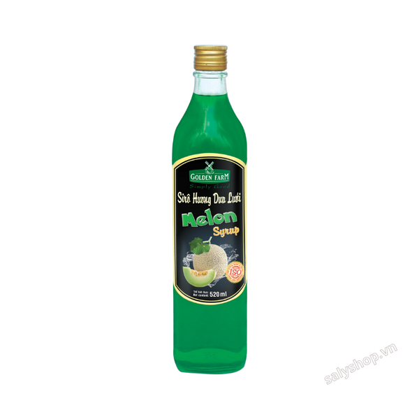 Siro Dưa Lưới Golden Farm 520ML (Chai Sứ)