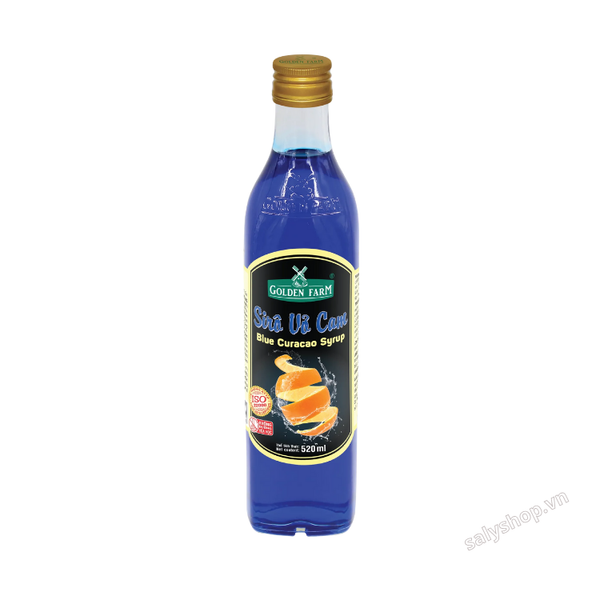 Siro Vỏ Cam Golden Farm 520ML (Chai Sứ)