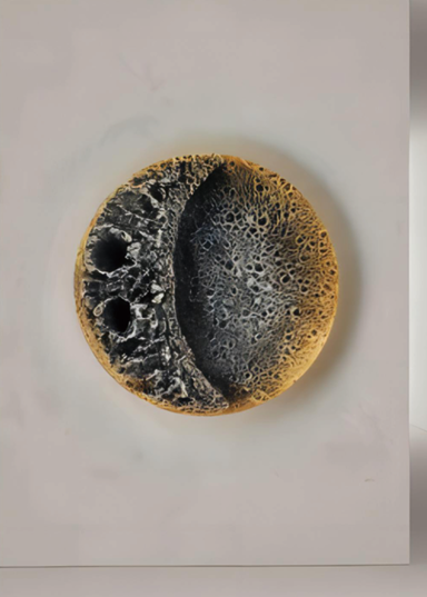  Đèn Decor Trăng Đen Âm Tường 