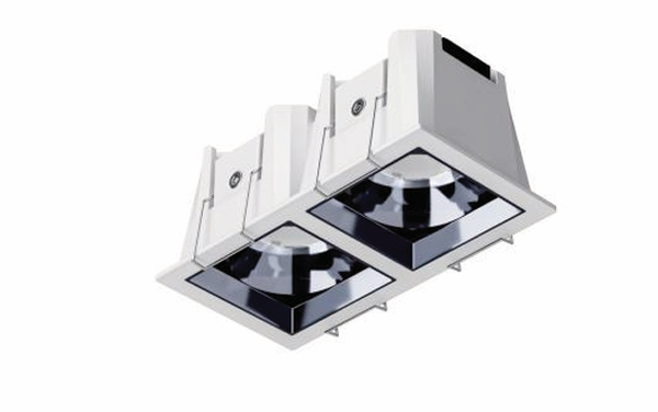  Đèn Âm trần LED Vuông Đôi Downlight JS-55F-2F-16 