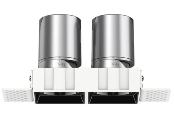  Đèn LED Đôi Spotlight Không viền 2*6W KQ55515 