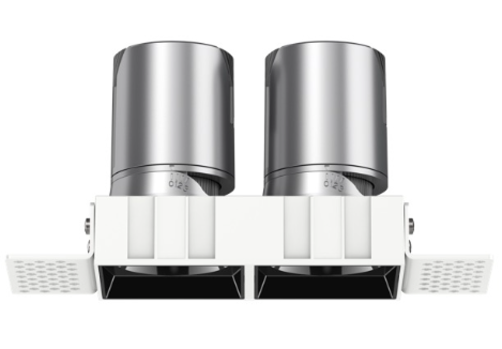 Đèn LED Đôi Spotlight Không viền 2*6W KQ55515