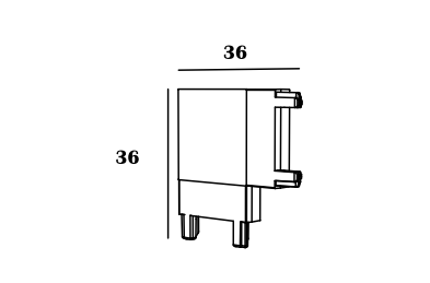 Phụ Kiện Kết Nối Ngang 90 độ MT26-A-L
