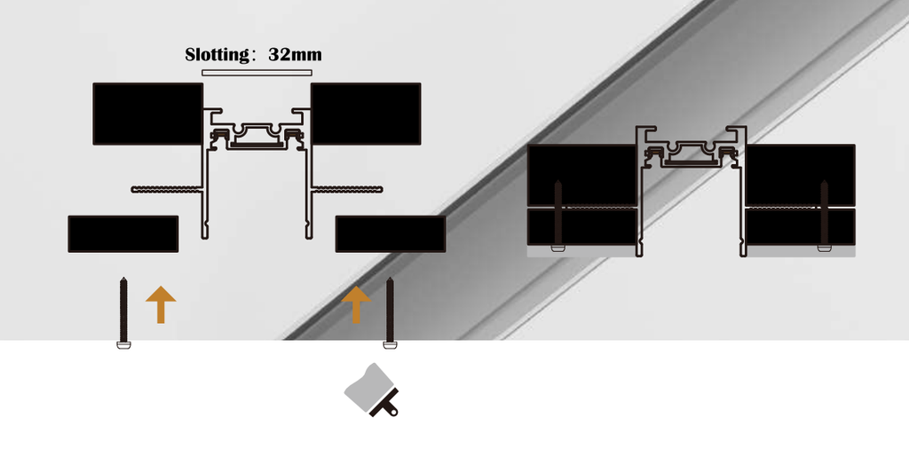 Ray Nhôm Ẩn Nhúng MT26-D