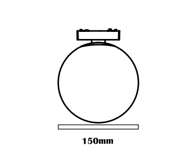 Đèn Ray Nam Châm hình Mặt Trăng 6W MT26-GDY150