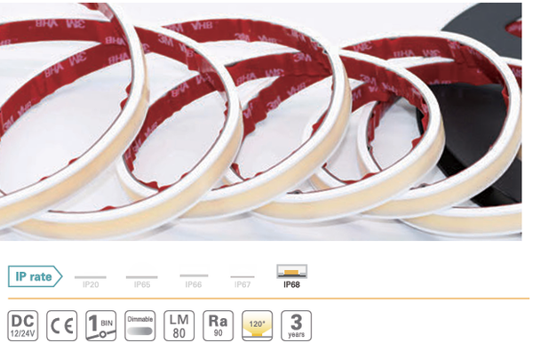  LED Dây NEON Chống nước Series FCOBW256 