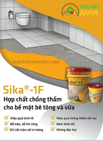 Sika®-1 F - Hợp chất chống thấm cho bề mặt bê tông và vữa