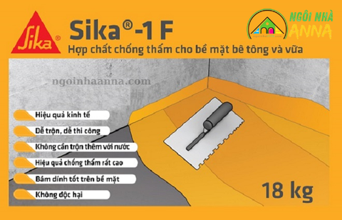 Sika®-1 F - Hợp chất chống thấm cho bề mặt bê tông và vữa