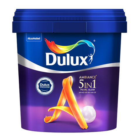 Sơn nội thất Dulux Ambiance 5 in 1 Diamond Glow 66AB Siêu bóng 15 lít
