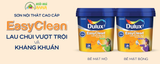Dulux Easy Clean Lau Chùi Vượt Trội Kháng Virus 99A Bề mặt mờ