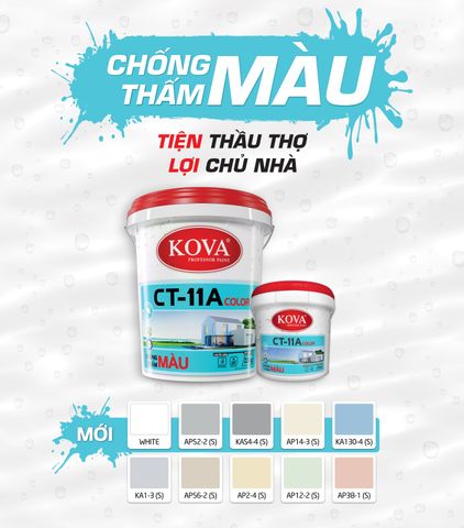 CHỐNG THẤM KOVA CT-11A COLOR - ƯU ĐÃI CHỈ 2.899.000 VNĐ!