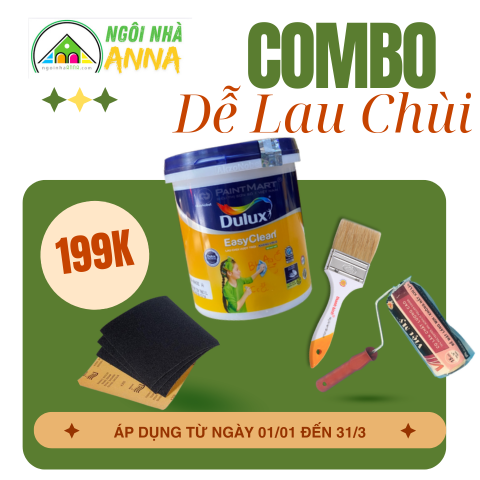 Combo dễ lau chùi - Dulux EasyClean