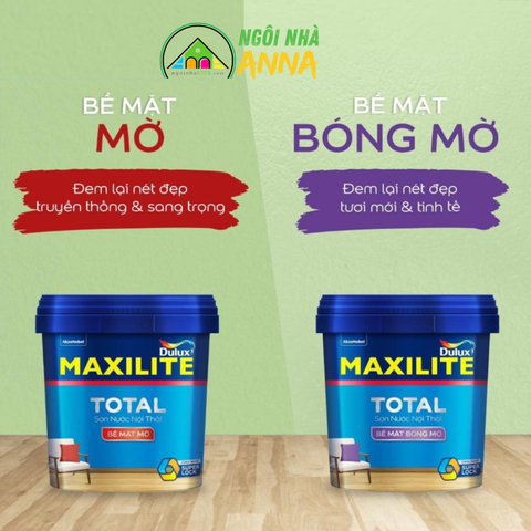 Sơn nội thất Maxilite Total 30C bề mặt mờ