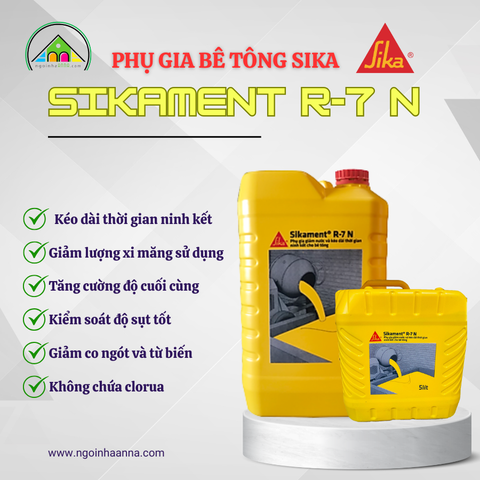 Chất phụ gia bê tông Sikament® R-7 N