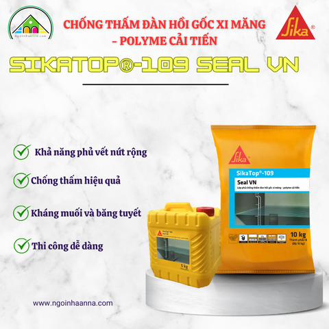 SikaTop®-109 Seal VN –  Vữa chống thấm và bảo vệ đàn