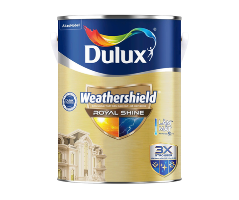 Sơn ngoại thất siêu cao cấp Dulux Weathershield Royal Shine RS86