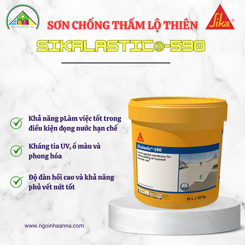 Sơn chống thấm lộ thiên Sikalastic®-590