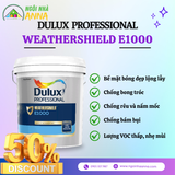 Sơn ngoại thất cao cấp Dulux Professional Weathershield E1000