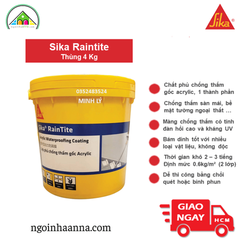 Sơn chống thấm kháng UV Sika RainTite