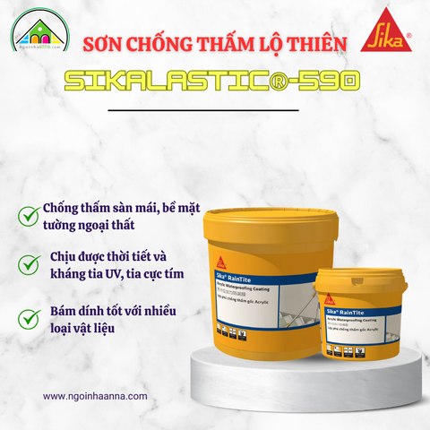 Sơn chống thấm kháng UV Sika RainTite