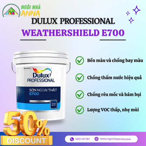 Sơn ngoại thất Dulux Professional E700