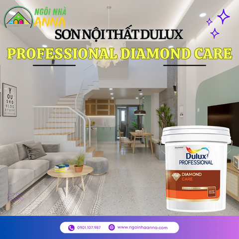 Sơn nội thất Dulux Professional Diamond Care - 18kg
