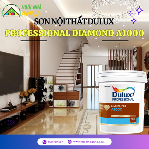 Sơn nội thất Dulux Professional Diamond A1000 - 18kg