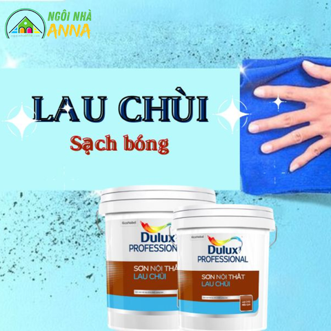 Sơn nội thất Dulux Professional Lau Chùi  6109 - 18 lít
