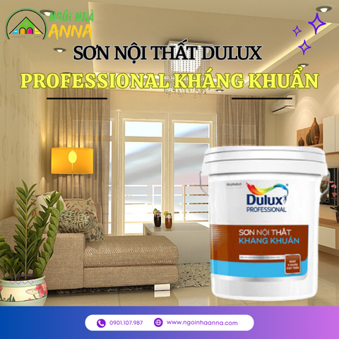 Sơn nội thất Dulux Professional Kháng Khuẩn