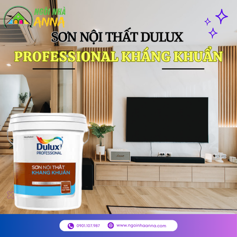 Sơn nội thất Dulux Professional Kháng Khuẩn