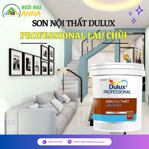 Sơn nội thất Dulux Professional Lau Chùi  6109 - 18 lít