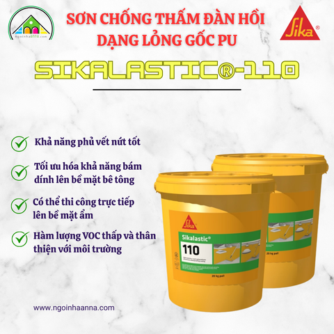 Sikalastic®-110 –  Sơn chống thấm đàn hồi dạng lỏng gốc PU