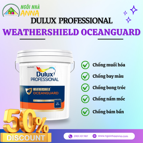 Sơn ngoại thất Dulux Professional Weathershield Oceanguard