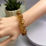  Vòng tay thạch anh tóc vàng LHJECN-9025 