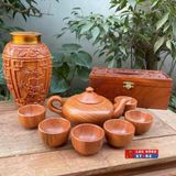  [Combo 3] Bộ ấm chén, hộp chè, hộp giấy ăn LHWO-0009VN 