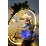  Lư hương Mèo thần tài nước chảy ngược LHCECN-9134 